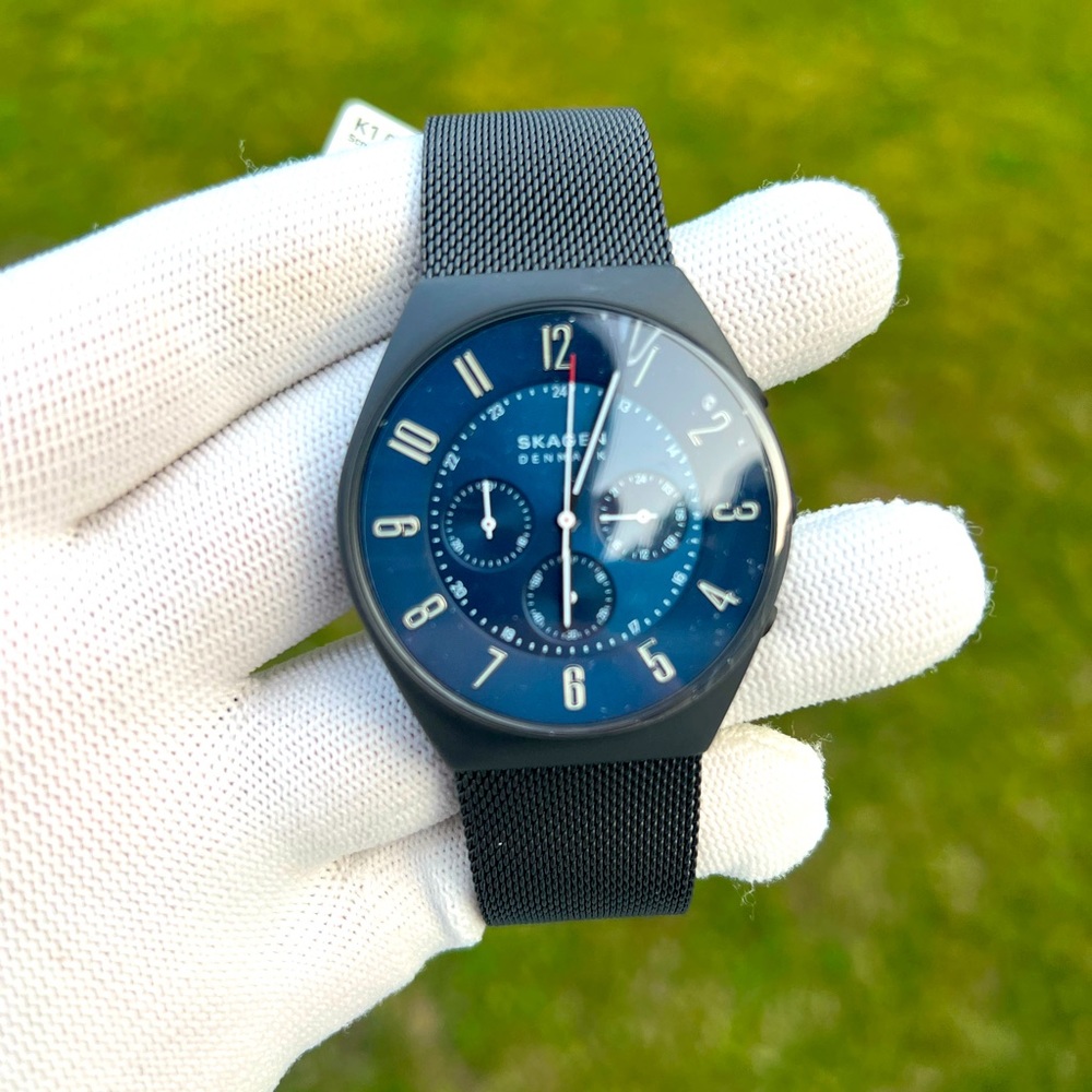 Skagen midnight chronograph watch